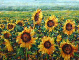 Michigan Sun Flower Field by Richard Wieth - ArtPrize 2016